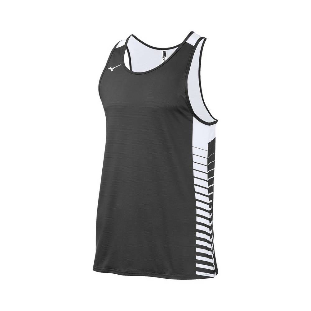 Mens Mizuno Team Tank Top Grey Philippines (MUDOJK301)